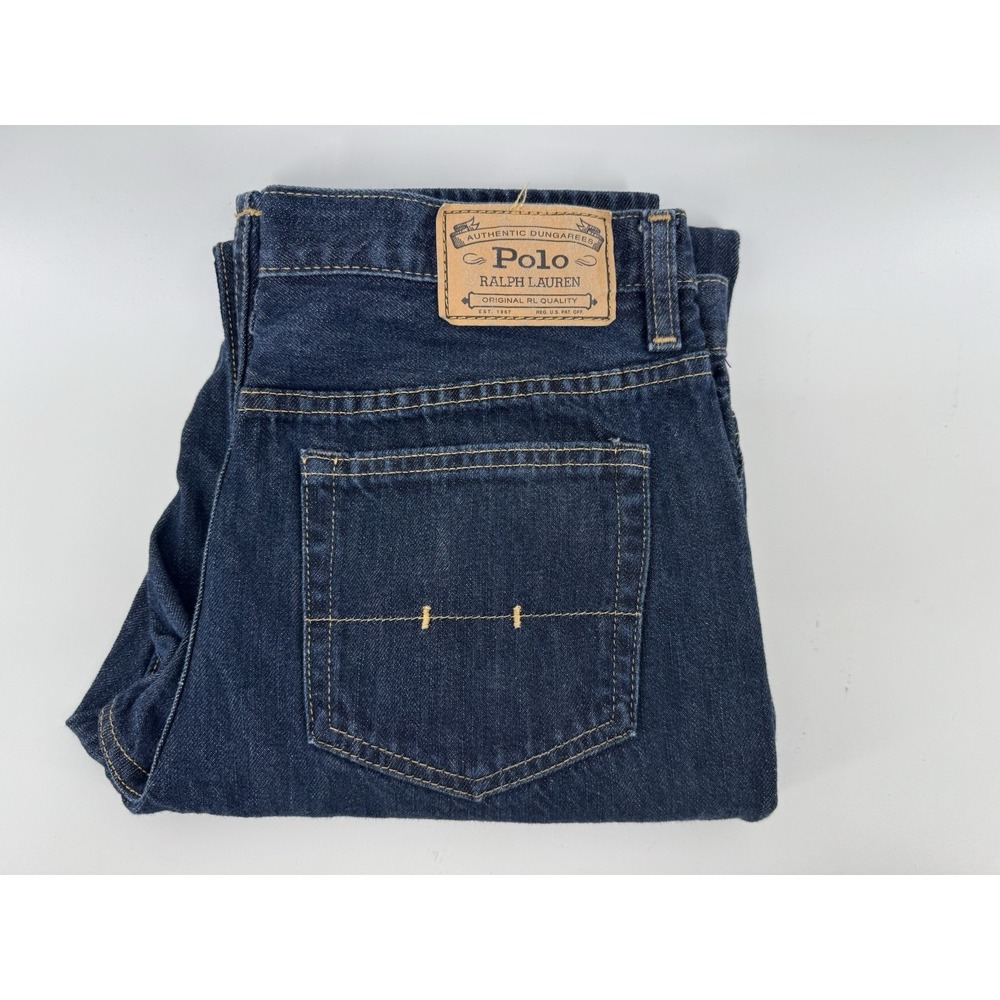 Polo Ralph Lauren Boys Jeans Size SZ 20 VESTRY Straight Denim Blue Denim